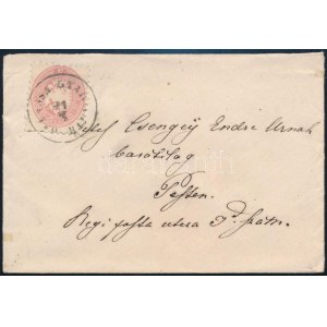~1864 5kr levélen / on cover BALASSA-GYARMATH