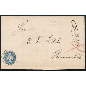 1865 10kr levélen / on cover RUSZKBERG