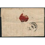 1866 5kr levélen / on cover THEISSHOLCZ - (RI)MA(SZ)OMBATH