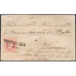1867-1871 5kr levélen / on cover DUGOSZELLO - Wien