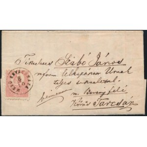 1871 Kőnyomat 5kr levélen, szép állapotban / on cover MEZŐ KOVÁCSHÁZA - Körös Tarcsa