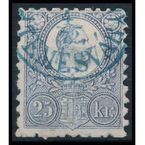 1871 Réznyomat 25kr kék / blue TEMESVÁR