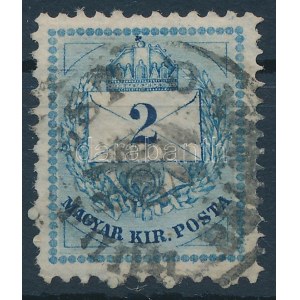 1881 2kr 11 1/2 : 13 : 11 1/2 : 11 1/2 vegyes fogazással / mixed perforation