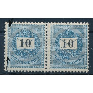 1898 10kr pár lemezhiba / plate flaw