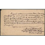 1890 Díjkiegészített díjjegyes levelezőlap Angliába / PS...