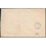 1890 Ajánlott levél 15kr bérmentesítéssel / Registered cover with 15kr franking BROOD / SZÁVA M.-NA SAVI - POZEGA...