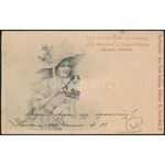 1905 Ajánlott sorsjegy képeslap Turul 6f + 10f bérmentesítéssel / Registered Lottery postcard with Turul 6f ...