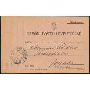 1916 Tábori lap / Field postcard EP ARANGJELOVAC a - Gyula