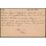 1916 Tábori posta levelezőlap / Field postcard K.u.k. FELDJÄGERBATAILLON Nr.24. RADFAHR KOMPAGNIE (kerékpáros század...
