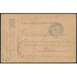 1916 Tábori posta levelezőlap / Field postcard K.u.K. EP PRIJEPOLJE b