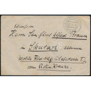 1916 Tábori posta levél / Field post cover Gericht des k.u.k. Kreiskommandos in Niksic (Montenegro) + EP NIKSOC b...