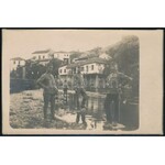 1917 Tábori posta képeslap / Field postcard M. KIR. I/30 HADTÁPZÁSZLÓALJ PARANCSNOKSÁG + EP PODGORICA c...
