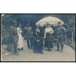 1917 Tábori posta képeslap K.u.k. Etappenpost- und Telegraphenamt KRALJEVO + EP KRALJEVO a
