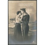 1914 Tábori posta képeslap / Field postcard S.M.S. TEGETHOFF