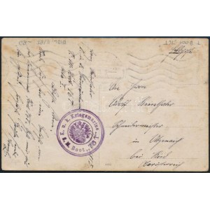 1915 Tábori posta fotó képeslap, az S.M. Boot 76 legénységével / Field postcard S.M. Boot 76 T...