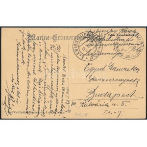 1916 Tábori posta képeslap / Field postcard S.M. S. VIRIBUS UNITIS