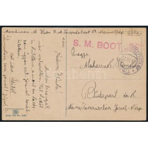 1917 Tábori posta képeslap / Field postcard S.M. BOOT 39