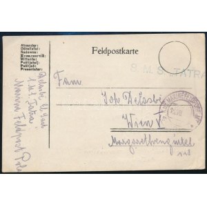 1918 Tábori posta levelezőlap / Field postcard S.M.S. TATRA