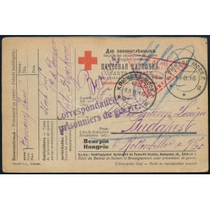 1916 Hadifogoly levelezőlap Oroszországból / POW postcard from Russia