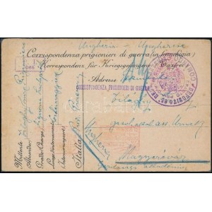 1916 Hadifogoly levelezőlap Olaszországból / POW postcard from Italy