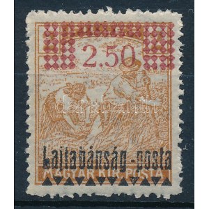 Nyugat-Magyarország III. 1921 Arató 2,50K/2f Signed: Bodor