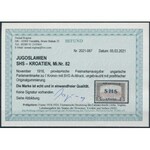 1918 Parlament 5K Certificate: Rogina