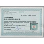 1918 Portó 12f Certificate: Rogina
