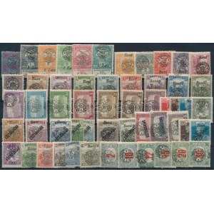 1919 55 klf bélyeg / 55 different stamps. Signed: Bodor