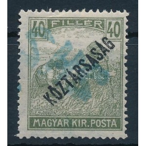 1919 Arató/Köztársaság 40f Certificate: Rogina
