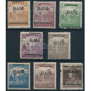 1919 8 klf bélyeg / 8 different stamps. Signed: Bodor