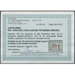 1919 Portó 20f Certificate: Rogina