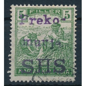 1919 Arató 5f Certificate: Rogina