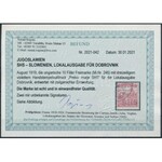 1919 Magyar Posta 10f Certificate: Rogina