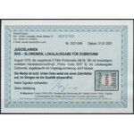 1919 Portó 5f Certificate: Rogina