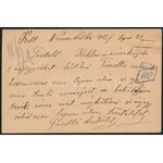 1925 Levelezőlap NEMESSZALÓK postaügynökségi bélyegzéssel ...