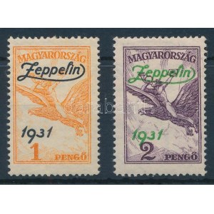 1931 Zeppelin sor (28.000) / Mi 478-479