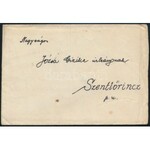 1926 Levél GYÉKÉNYES-UJDOMBOVÁR-BUDAPEST vasúti mozgóposta bélyegzéssel ...