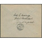 1927 Ajánlott levél Svájcba / Registered cover to Switzerland