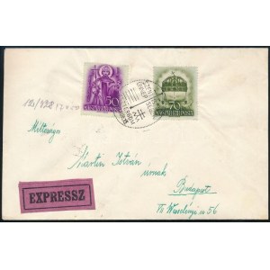 1938 Expressz levél / Express cover