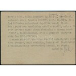 1943 Tábori posta levelezőlap a szegedi honvéd vesztegzár táborból küldve ...
