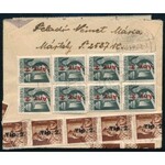 1946 (9. díjszabás) 35 bélyeges távolsági levél MÁRTÉLY PU. ...