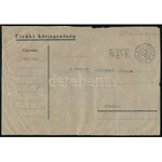 1946 (19. díjszabás) Levél készpénzes és 34 x 100 Milpengős vegyes bérmentesítéssel, érdekes küldemény! ...