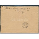 1946 (21. díjszabás) Levél 8 db 50.000 Milpengő bélyeggel bérmentesítve ...