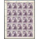 1953 bélyegnap teljes ívsor (22.500) / Mi 1338-1339 complete sheets