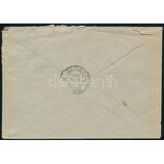 1951 Ajánlott levél NYÍRCSÁSZÁRI postaügynökségi bélyegzéssel