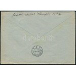 1952 Ajánlott levél KÖMPÖC postaügynökségi bélyegzéssel ...