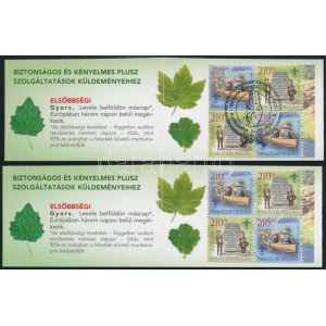 2007 Europa CEPT 2 db bélyegfüzet / 2 stamp booklet