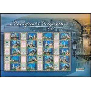 2007 Budapest bélyegem teljes MINTA ív / Mi 5238-5242 complete SPECIMEN sheet