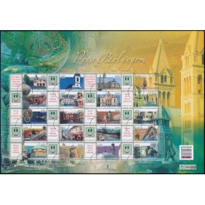 2009 Pécs bélyegem teljes MINTA ív / Mi 5362-5381 complete SPECIMEN sheet