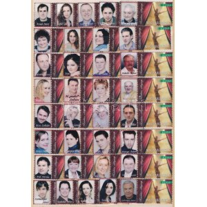 2012 34 klf megszemélyesített Színház bélyegem / 34 different stamps